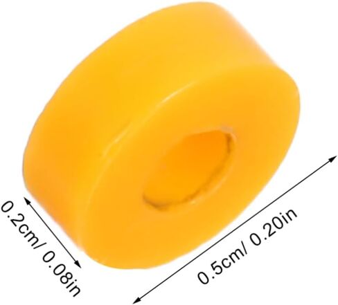 NUOBESTY 100pcs Plastic Shaft Sleeves for DIY Science Projects Durable Axle Bushings for Model Cars Toy Vehicles Smooth Transmission Inserts for Easy Assembly in Saudi Arabia