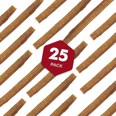 Best Bully Sticks 6 Inch Bully Sticks - 25 Count (Pack of 1) - Natural, Easily Digestible, 100% Grass-Fed, Grain and Rawhide Free in Kuwait