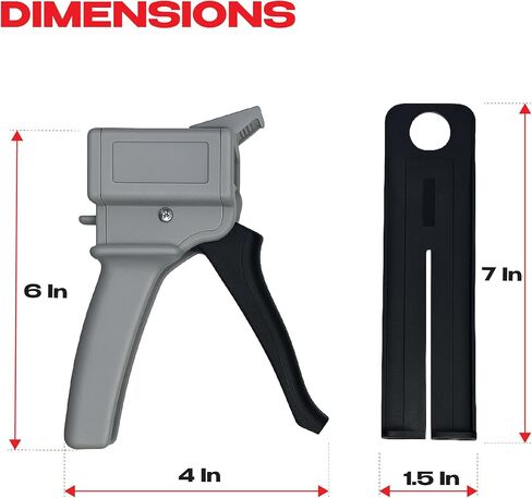 LAUCO Epoxy Gun Dual Cartridge 200 ml, Dual Cartridge Epoxy Gun, Manual Dual Cartridge Epoxy Gun for Panel Bonding Adhesive Applicator, Fillers, Structural Epoxy, Plastic Repair Adhesives (Gray) in Saudi Arabia