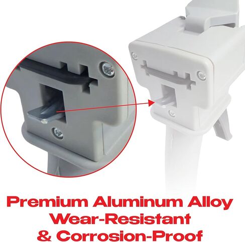 LAUCO Epoxy Gun Dual Cartridge 200 ml, Dual Cartridge Epoxy Gun, Manual Dual Cartridge Epoxy Gun for Panel Bonding Adhesive Applicator, Fillers, Structural Epoxy, Plastic Repair Adhesives (Gray) in Saudi Arabia