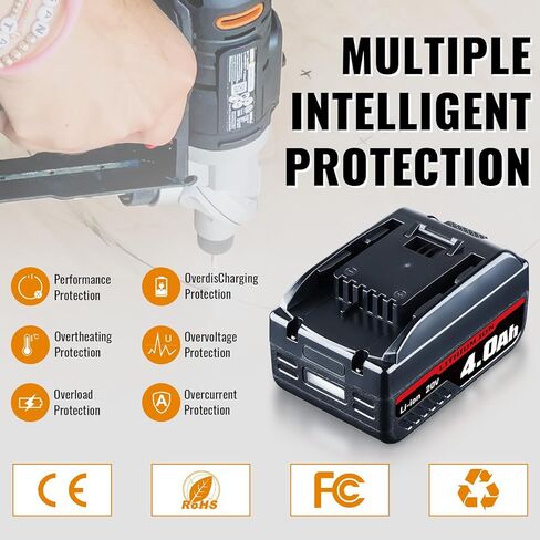 VANTTECH 2Pack WA3525 20V 3.0Ah بديل لبطارية Worx 20V WA3520 WG151s WG155s WG251s WG255s WG540s WG545s WG890 WG891 متوافق مع أدوات الطاقة اللاسلكية Worx 20V MAX in Kuwait