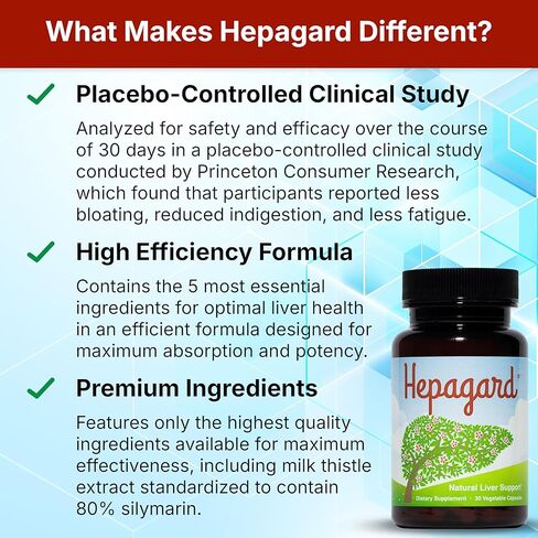 Hepagard - Natural Liver Support Supplement Capsule with N-Acetyl Cysteine (NAC) - Non-GMO, Gluten-Free in Saudi Arabia