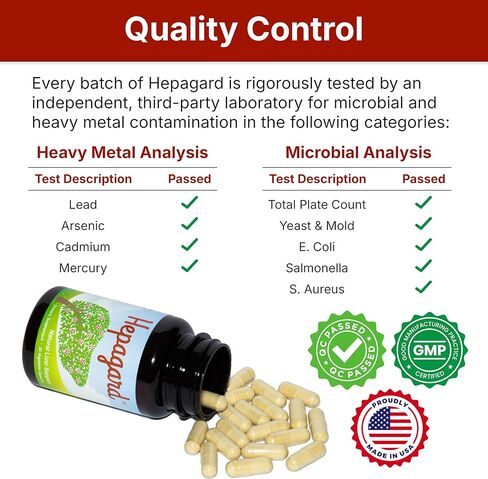 Hepagard - Natural Liver Support Supplement Capsule with N-Acetyl Cysteine (NAC) - Non-GMO, Gluten-Free in Saudi Arabia