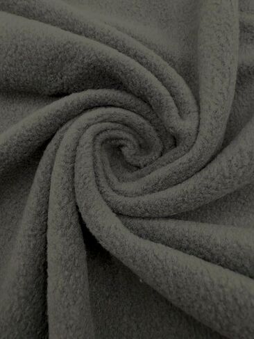 EOVEA - Polar Fleece Fabric by The Yard – Soft Anti-Pill, Warm & Cozy Material for Blankets, Clothing, Crafts, Pet Beds & DIY Sewing – 60" Wide, Solid (Black, 1/2 Yard) in Kuwait