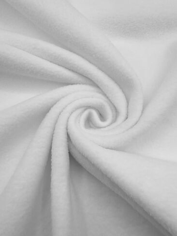EOVEA - Polar Fleece Fabric by The Yard – Soft Anti-Pill, Warm & Cozy Material for Blankets, Clothing, Crafts, Pet Beds & DIY Sewing – 60" Wide, Solid (Black, 1/2 Yard) in Kuwait