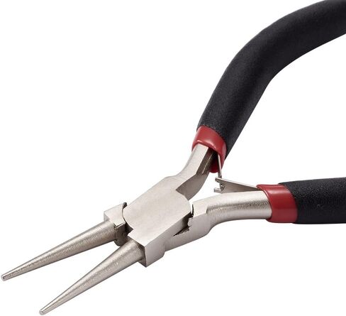 1pc Round Nose Pliers Rust Resistance Beading Jewelry Pliers for Jewelry Making Repair Tools DY Crafting Wire Looping Bending Jump Rings Beading Electrical 5 Inches in Saudi Arabia