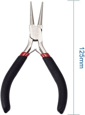 1pc Round Nose Pliers Rust Resistance Beading Jewelry Pliers for Jewelry Making Repair Tools DY Crafting Wire Looping Bending Jump Rings Beading Electrical 5 Inches in Saudi Arabia