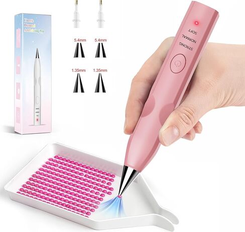 Electric Diamond Painting Pen Cordless Diamond Art Pens no Wax Needed 3 Adjustable Suction Mode & Rechargeable DIY Diamond Art Accessories for Adults | Gifts for Women Girls (Purple) in Saudi Arabia