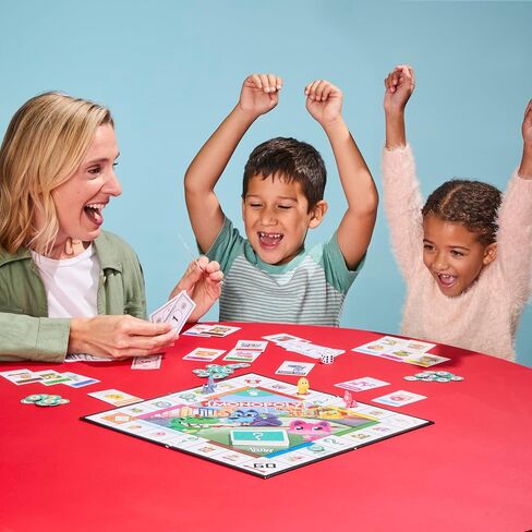 Monopoly Junior Board Game (2026 Edition) | 2 Games in 1 for Younger Kids, 2-Sided Board | Ages 4+ | 2-4 Players | 20 Mins. | Gifts for Preschoolers in Saudi Arabia