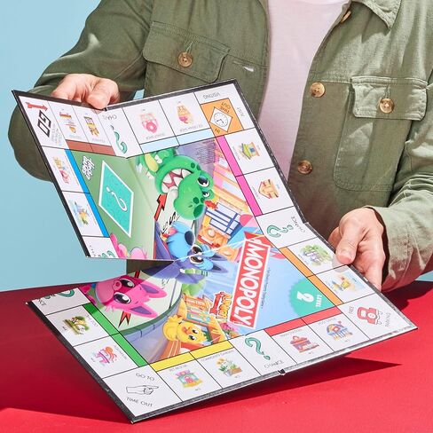 Monopoly Junior Board Game (2026 Edition) | 2 Games in 1 for Younger Kids, 2-Sided Board | Ages 4+ | 2-4 Players | 20 Mins. | Gifts for Preschoolers in Saudi Arabia