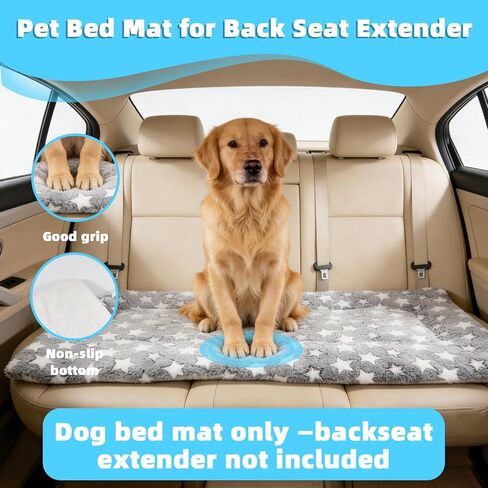 SpaceTime Dog Car Seat Cover for Back Seat,54''x24.8" Thickened Backseat Dog Cover,Non-Slip Back Seat Pet Cover for Dogs,Washable Backseat Cover for Dogs in Car,Car Seat Protector Fits Car Truck SUV in Kuwait
