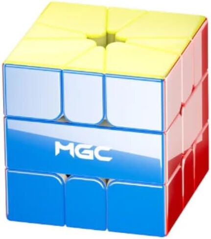 Cuberspeed YJ MGC SQ-1 V2 (مغناطيسي + مطلي بالأشعة فوق البنفسجية) MGC مربع 1 مكعب سرعة MGC مربع واحد SQ-1 V2 مكعب in Kuwait
