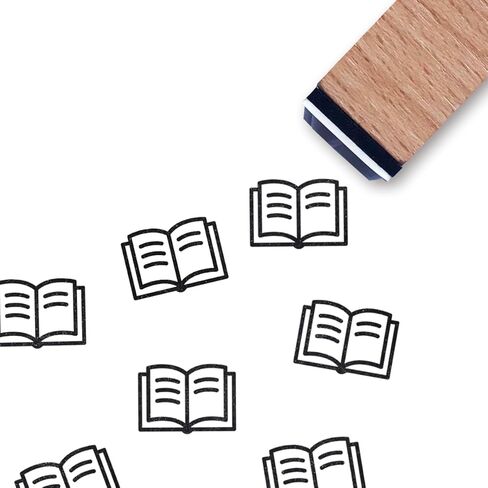 ختم مطاطي لقراءة الكتاب المفتوح، ختم صغير صغير مقاس 3/5 بوصة لمخطط صنع بطاقات القصاصات in Saudi Arabia