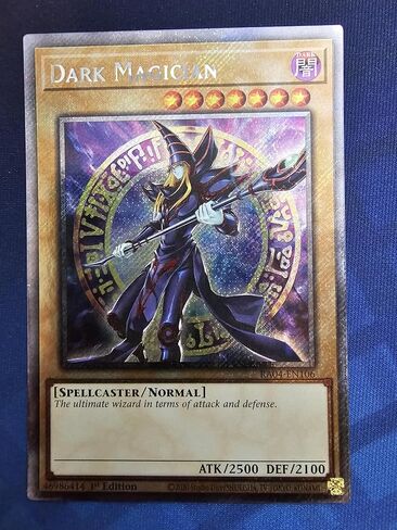 Dark Magician (8th Art) (Platinum Secret Rare) - RA04-EN106 - Platinum Secret Rare - 1st Edition in Saudi Arabia