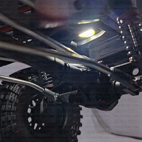 Front Bumper Light Chassis Lights for AXIAL 1/10 SCX10 III Coyote RC Car Headlights Lighting Kit (1) in Saudi Arabia