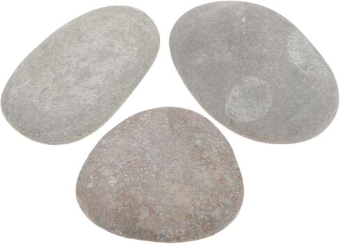 BESPORTBLE Natural Turtle Basking Platform Stones 3pcs Flat Reptile Climbing Ramps for Turtle Tanks Deep Water Fish Tank Decoration for Tortoise Resting and Aquatic Habitat Random Color in Saudi Arabia