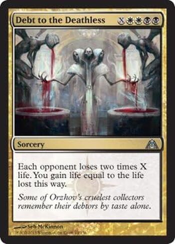 Magic The Gathering - Debt to The Deathless (64) - Dragon's Maze in Saudi Arabia
