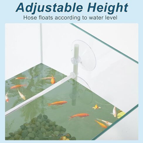 Aquarium Floating Plant Corral, Floating Plant Fence for Aquarium with Suction Cups, Aquarium Floating Plant Fence for Fish Tank and Aquarium, 35.43", 1 Set in Saudi Arabia