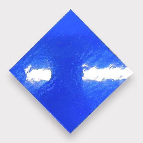 Sapphire Blue Transparent COE 96 System 96 Fusible Glass Sheet (4) in Saudi Arabia