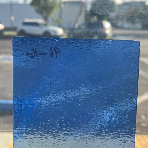 Sapphire Blue Transparent COE 96 System 96 Fusible Glass Sheet (4) in Saudi Arabia