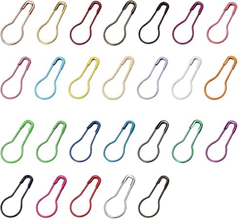 Pear Shaped Pins Mix Color Gourd Bulb U-Shape Calabash Portable-Tag- Clips for Sewing Clothing Pear Shaped Mix Color Bulb U-Shape Calabash Gift in Saudi Arabia