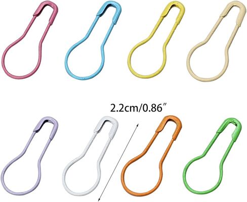 Pear Shaped Pins Mix Color Gourd Bulb U-Shape Calabash Portable-Tag- Clips for Sewing Clothing Pear Shaped Mix Color Bulb U-Shape Calabash Gift in Saudi Arabia