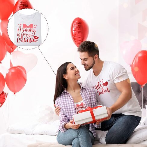 TaoBary 24 Sheets Valentines Heat Transfer Patches Washable Valentine‘s Day Iron on Stickers Heart Lip Cupid Decals Iron on Transfers for Men Women Couple DIY Shirt Jeans Bag Pillow Hoodies Clothing in Saudi Arabia