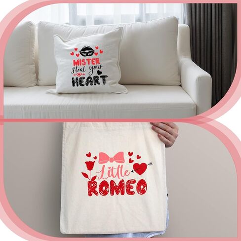 TaoBary 24 Sheets Valentines Heat Transfer Patches Washable Valentine‘s Day Iron on Stickers Heart Lip Cupid Decals Iron on Transfers for Men Women Couple DIY Shirt Jeans Bag Pillow Hoodies Clothing in Saudi Arabia