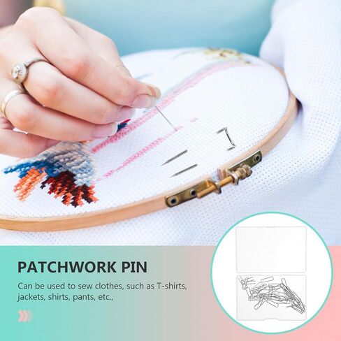 PRETYZOOM 100Pcs U Shape Quilting Pins Cloth Positioning Needles Sewing Accessories for Household Fabric Crafts 23Mm Pack in Saudi Arabia