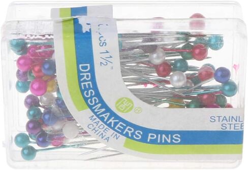 100pcs Dressmaking Pins Quilting Sewing Craft Positioning Colourful Straight for Dressmaking Straight Practical in Saudi Arabia