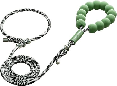 مقود تدريب مارشال 2 في 1 مانع للسحب، مقود منزلق للكلاب، حبل عاكس عالي التحمل بطول 5 أقدام للسلالات الصغيرة والمتوسطة والكبيرة (أخضر) in Kuwait