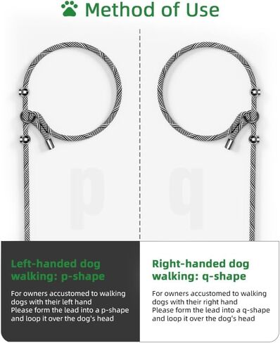 مقود تدريب مارشال 2 في 1 مانع للسحب، مقود منزلق للكلاب، حبل عاكس عالي التحمل بطول 5 أقدام للسلالات الصغيرة والمتوسطة والكبيرة (أخضر) in Kuwait