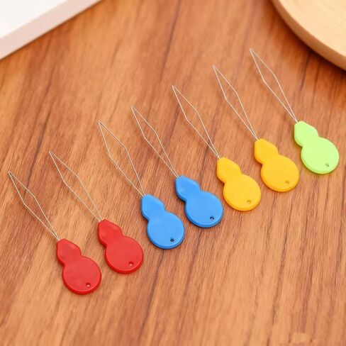 Needle Threader Set for Hand & Sewing Machine – Random Color,10PCS Colorful Plastic Sewing Needle Threaders, Easy Threading Tool for DIY Crafting, Quilting, Embroidery & Daily Sewing Projects in Saudi Arabia