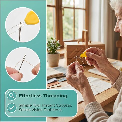 Needle Threader Set for Hand & Sewing Machine – Random Color,10PCS Colorful Plastic Sewing Needle Threaders, Easy Threading Tool for DIY Crafting, Quilting, Embroidery & Daily Sewing Projects in Saudi Arabia