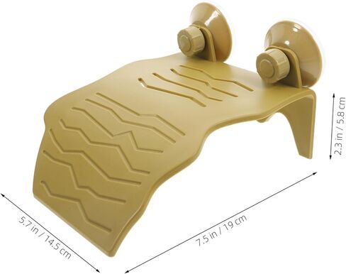 Toyvian Floating Turtle Basking Platform Spacious Climbing Ramp and Resting Terrace for Aquatic Turtles for Aquarium Decoration and Reptile Enclosures in Saudi Arabia