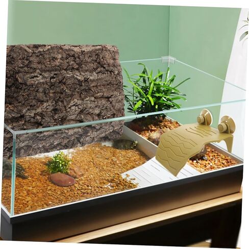 Toyvian Floating Turtle Basking Platform Spacious Climbing Ramp and Resting Terrace for Aquatic Turtles for Aquarium Decoration and Reptile Enclosures in Saudi Arabia