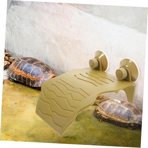 Toyvian Floating Turtle Basking Platform Spacious Climbing Ramp and Resting Terrace for Aquatic Turtles for Aquarium Decoration and Reptile Enclosures in Saudi Arabia