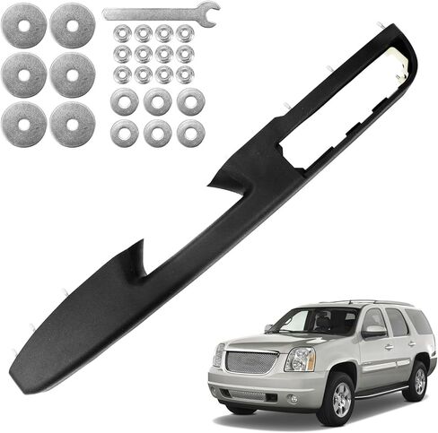 80994 Front-Right Passenger Side Armrest - Repair Compatible with Chevy Silverado Avalanche Tahoe Suburban & GMC Sierra Yukon 2010-2014, Door Release Handle Above Armrest - GM# 84127280 (27In - Black) in Saudi Arabia