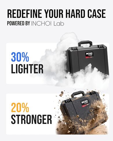 Waterproof Hard Case for DJI Mavic 4 Pro Creator Combo/ Fly More Combo Accessories, Travel Storage Bag for Mavic 4 Pro Flight Battery ×5, Compatible with 100W/ 240W Power Adapter (Case and Foam Only) in Saudi Arabia