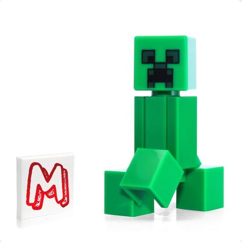 LEGO Minecraft - The Creeper Minifigure (with Minifigureland Tile) in Saudi Arabia