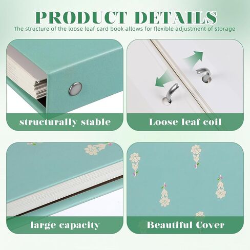 Tofficu Flower Preservation Books Pressed Flower Log Book, Paper Botanical Album for Wedding Keepsakes, Scrapbooking, Floral Crafts Specimen Storage, Loose-leaf Design for Home, School, Studio in Saudi Arabia