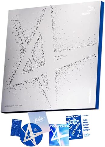 TXT The Star Chapter: معًا الألبوم الرابع [Starlight Ver.] قرص مضغوط + كتاب صور + بطاقة صور + بطاقة بريدية + ملصق (غرباء جميلون) in Kuwait