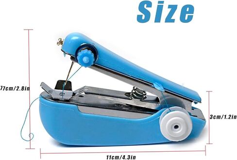 Mini Portable Sewing Tool Kit, Handheld Sewing Machine for Travel, Fast Stitching for Clothes, Fabrics, DIY Repairs, Home & Beginners in Saudi Arabia