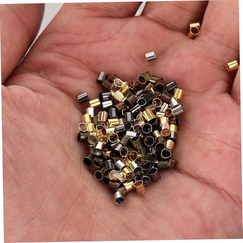 Crimp Tube Beads DIY Jewelry Making Supplies Spacer Beads for Jewelry Chain in Saudi Arabia