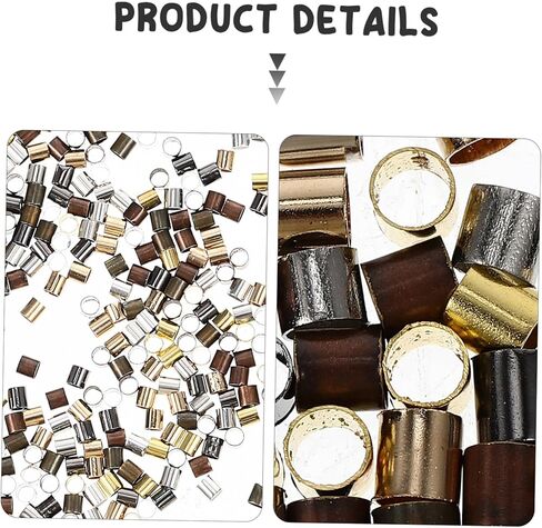 Crimp Tube Beads DIY Jewelry Making Supplies Spacer Beads for Jewelry Chain in Saudi Arabia