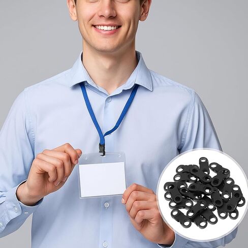 Larrel 25PCS Mini Safety Breakaway Buckles, 6mm Side Release Plastic Buckle, Black Breakaway Clasp for Paracord Bracelet Clasp, Paracord Anklet, Braided Necklace, Cameras Strap and DIY Crafts in Saudi Arabia