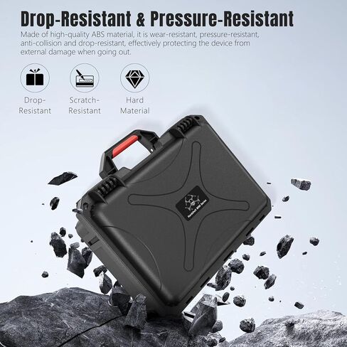 حافظة صلبة Mini 5 Pro، حافظات صلبة محمولة مقاومة للماء لملحقات DJI Mini 5 Pro/4Pro/3Pro/3، حقيبة تخزين متينة ومقاومة للماء أثناء السفر لجهاز التحكم RC-N/RC2 (الجراب فقط) in Kuwait