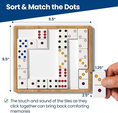 Dementia Activities for Seniors, Dominos Activity Kits for Dementia Patients, Memory Puzzle Games for Adults with Alzheimers, Dementia Products & Gifts for People with Dementia, Elderly Men & Women in Saudi Arabia