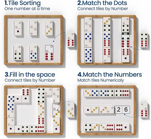 Dementia Activities for Seniors, Dominos Activity Kits for Dementia Patients, Memory Puzzle Games for Adults with Alzheimers, Dementia Products & Gifts for People with Dementia, Elderly Men & Women in Saudi Arabia