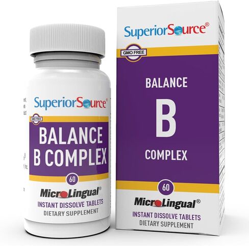 Superior Source B Complex Folic Acid/Biotin (60 Tablets) in Saudi Arabia